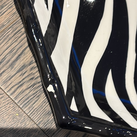 Roscher Zebra print dinner plate 1 piece - Picture 4 of 9